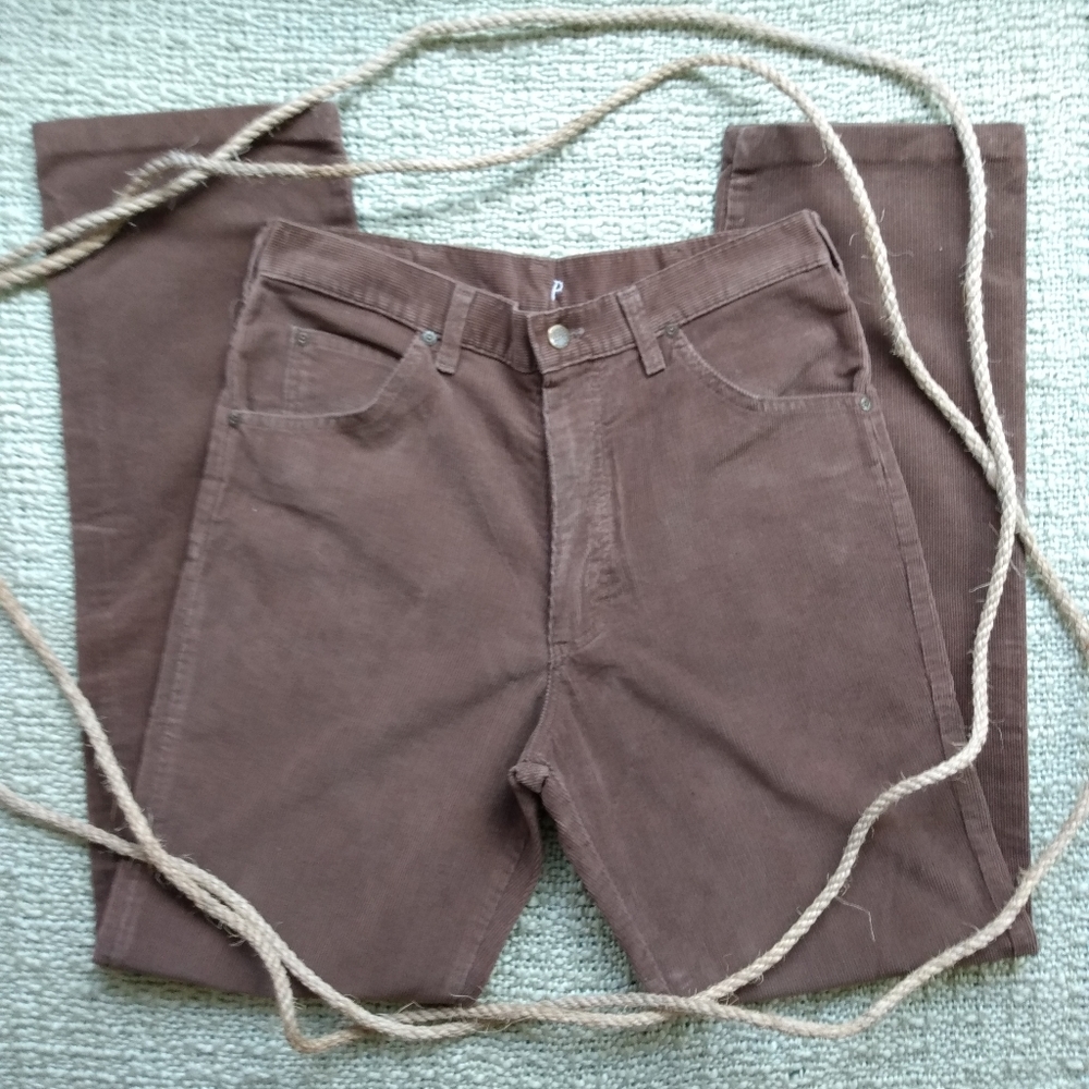 Vintage Lee Men's Brown Corduroys